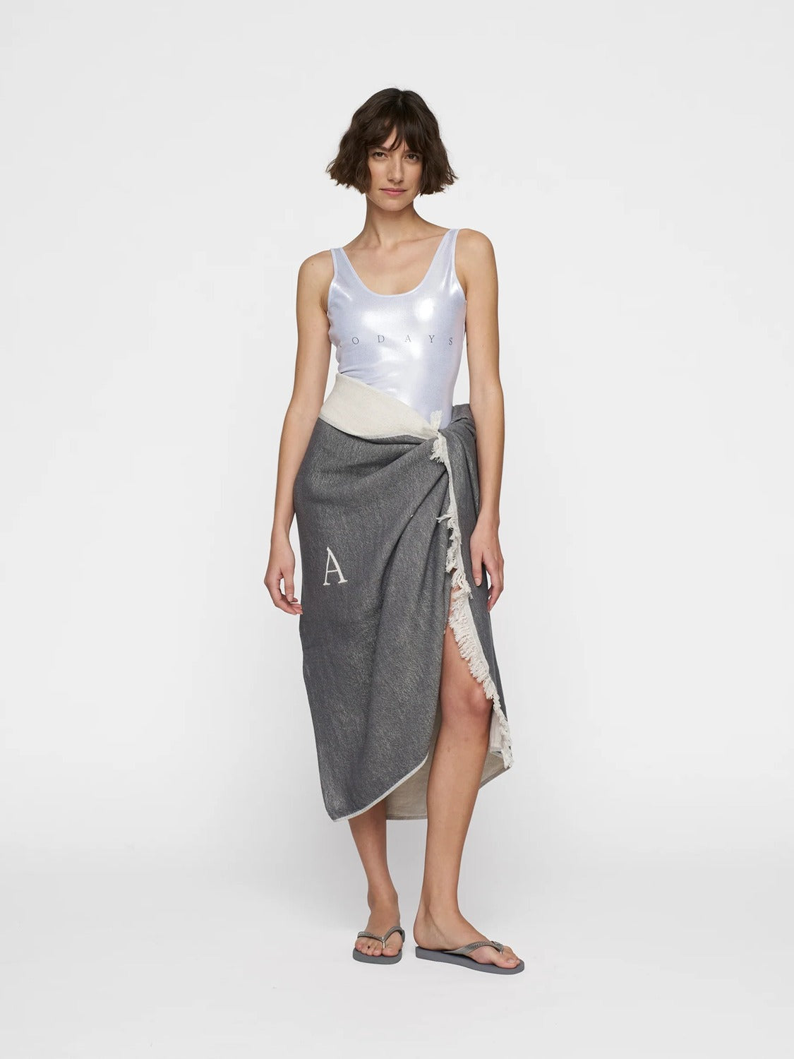 10DAYS Towel Plaid Oil