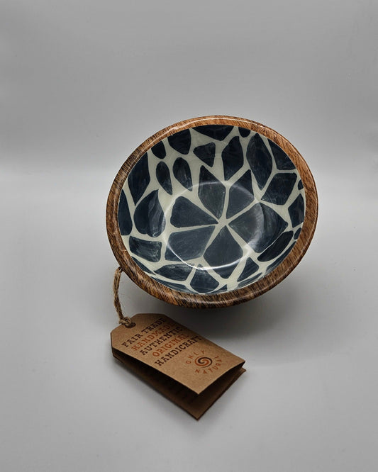 Kleine Wooden Bowl Handmade – Fair Trade Snack- & Deko-Schale