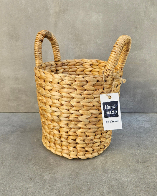 Handmade Henkelkorb by Varios – runde Deko & Aufbewahrung aus Korb