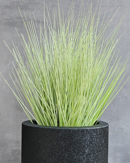 boi! Pflanzgefäß schwarz – Modernes Metall Design, 28cm Ø (ohne Deko)