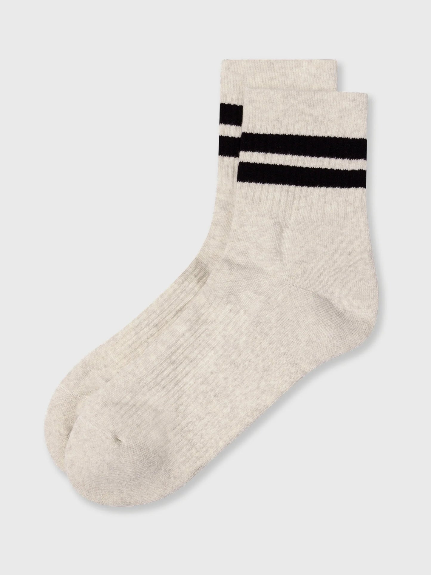 10DAYS Socks 2 Stripes (soft white melee)